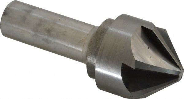 Hertel - 1-1/2" Head Diam, 3/4" Shank Diam, 6 Flute 90° Solid Carbide Countersink - Benchmark Tooling