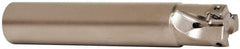 Seco - 5/8" Cut Diam, 0.197" Max Depth of Cut, 5/8" Shank Diam, 3.543" OAL, Indexable Square Shoulder End Mill - XO.X 0602 Inserts, Cylindrical Shank, 90° Lead Angle, Through Coolant, Series Nano Turbo - Benchmark Tooling