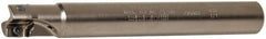 Seco - 3/4" Cut Diam, 0.433" Max Depth of Cut, 3/4" Shank Diam, 5.91" OAL, Indexable Square Shoulder End Mill - XO.X 1204.. Inserts, Cylindrical Shank, 90° Lead Angle, Through Coolant, Series Super Turbo - Benchmark Tooling