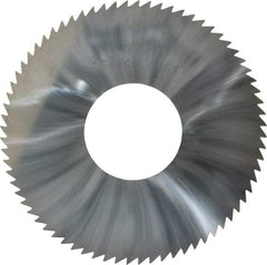 Made in USA - 2-3/4" Diam x 0.036" Blade Thickness x 1" Arbor Hole Diam, 72 Tooth Slitting and Slotting Saw - Arbor Connection, Solid Carbide, Concave Ground - Benchmark Tooling