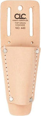 CLC - 1 Pocket Knife Holster - Leather, Tan - Benchmark Tooling