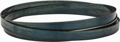 Starrett - 10 TPI, 7' 9" Long x 3/4" Wide x 0.032" Thick, Welded Band Saw Blade - Carbon Steel, Toothed Edge, Raker Tooth Set, Flexible Back, Contour Cutting - Benchmark Tooling