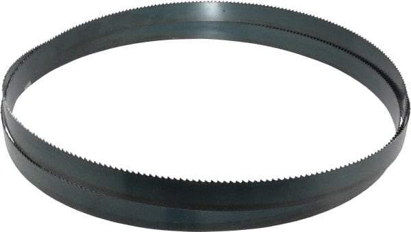 Starrett - 6 TPI, 11' Long x 1" Wide x 0.035" Thick, Welded Band Saw Blade - Carbon Steel, Toothed Edge, Raker Tooth Set, Flexible Back, Contour Cutting - Benchmark Tooling