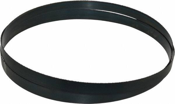 Starrett - 10 TPI, 11' Long x 1" Wide x 0.035" Thick, Welded Band Saw Blade - Carbon Steel, Toothed Edge, Raker Tooth Set, Flexible Back, Contour Cutting - Benchmark Tooling