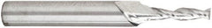 Freud - 1/8" Cutting Diam x 1/2" Length of Cut, 2 Flute, Upcut Spiral Router Bit - Solid Carbide, 2" OAL x 1/4" Shank Diam, Cut-Out - Benchmark Tooling
