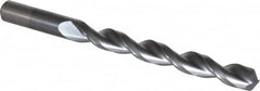 Chicago-Latrobe - 31/64" 135° High Speed Steel Jobber Drill - TiCN Finish, Right Hand Cut, Parabolic Flute, Straight Shank, 5-7/8" OAL, Notched Point - Benchmark Tooling