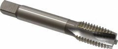OSG - 5/8-11 UNC, 3 Flute, Bright Finish, Vanadium High Speed Steel Spiral Point Tap - Plug Chamfer, Right Hand Thread, 3-13/16" OAL, 1-13/16" Thread Length, 0.48" Shank Diam, 3B Class of Fit - Exact Industrial Supply