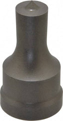 Cleveland Steel Tool - 9/16 Inch Diameter Round Ironworker Punch - 1-1/32 Inch Body Diameter, 1-5/32 Inch Head Diameter, 1-15/16 Inch Overall Length - Benchmark Tooling