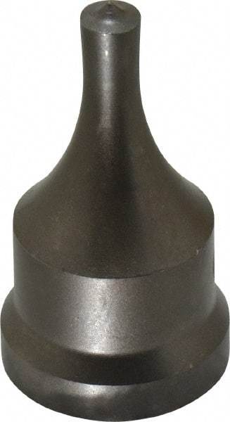 Cleveland Steel Tool - 5/16 Inch Diameter Round Ironworker Punch - 1-1/16 Inch Body Diameter, 1-7/32 Inch Head Diameter, 2-1/8 Inch Overall Length - Benchmark Tooling