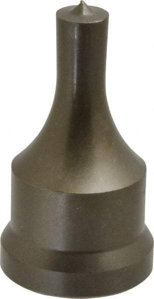 Cleveland Steel Tool - 13/32 Inch Diameter Round Ironworker Punch - 1-1/16 Inch Body Diameter, 1-7/32 Inch Head Diameter, 2-1/8 Inch Overall Length - Benchmark Tooling