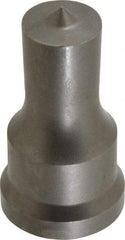 Cleveland Steel Tool - 3/4 Inch Diameter Round Ironworker Punch - 1-1/16 Inch Body Diameter, 1-7/32 Inch Head Diameter, 2-1/8 Inch Overall Length - Benchmark Tooling