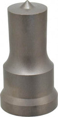 Cleveland Steel Tool - 13/16 Inch Diameter Round Ironworker Punch - 1-1/16 Inch Body Diameter, 1-7/32 Inch Head Diameter, 2-1/8 Inch Overall Length - Benchmark Tooling