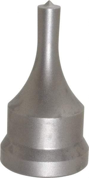 Cleveland Steel Tool - 5/16 Inch Diameter Round Ironworker Punch - 1-1/16 Inch Body Diameter, 1.24 Inch Head Diameter, 2-3/16 Inch Overall Length - Benchmark Tooling