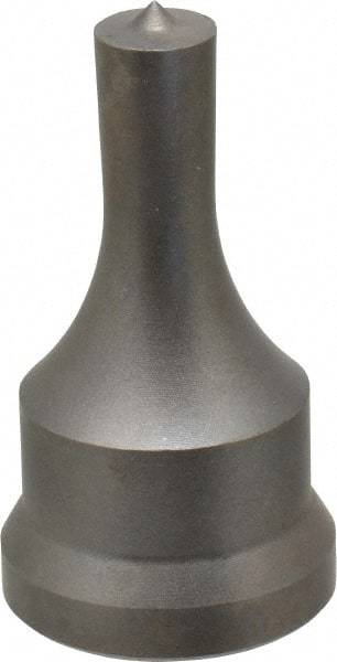 Cleveland Steel Tool - 7/16 Inch Diameter Round Ironworker Punch - 1-1/16 Inch Body Diameter, 1.24 Inch Head Diameter, 2-3/16 Inch Overall Length - Benchmark Tooling