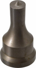 Cleveland Steel Tool - 17/32 Inch Diameter Round Ironworker Punch - 1-1/16 Inch Body Diameter, 1.24 Inch Head Diameter, 2-3/16 Inch Overall Length - Benchmark Tooling