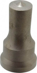 Cleveland Steel Tool - 3/4 Inch Diameter Round Ironworker Punch - 1-1/16 Inch Body Diameter, 1.24 Inch Head Diameter, 2-3/16 Inch Overall Length - Benchmark Tooling