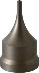 Cleveland Steel Tool - 3/16 Inch Diameter Round Ironworker Punch - 1-7/32 Inch Body Diameter, 1-3/8 Inch Head Diameter, 2-3/8 Inch Overall Length - Benchmark Tooling