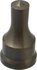 Cleveland Steel Tool - 21/32 Inch Diameter Round Ironworker Punch - 1-7/32 Inch Body Diameter, 1-3/8 Inch Head Diameter, 2-3/8 Inch Overall Length - Benchmark Tooling