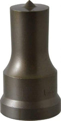 Cleveland Steel Tool - 7/8 Inch Diameter Round Ironworker Punch - 1-7/32 Inch Body Diameter, 1-3/8 Inch Head Diameter, 2-3/8 Inch Overall Length - Benchmark Tooling