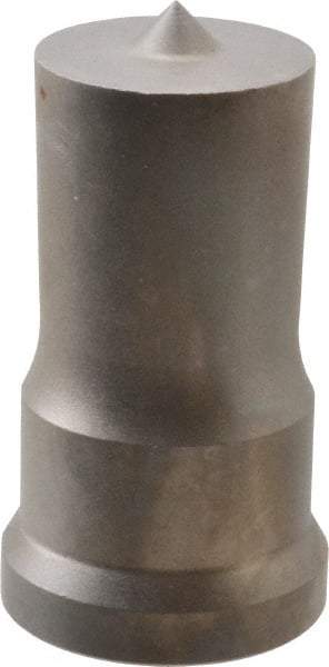 Cleveland Steel Tool - 1-1/8 Inch Diameter Round Ironworker Punch - 1-7/32 Inch Body Diameter, 1-3/8 Inch Head Diameter, 2-3/8 Inch Overall Length - Benchmark Tooling