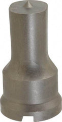 Cleveland Steel Tool - 13/16 Inch Wide Oblong Ironworker Punch - 1-7/32 Inch Body Diameter, 1-3/8 Inch Head Diameter, 2-3/8 Inch Overall Length - Benchmark Tooling