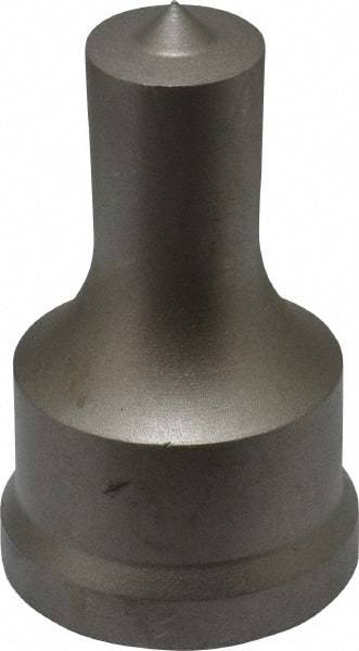 Cleveland Steel Tool - 13/16 Inch Diameter Round Ironworker Punch - 1-17/32 Inch Body Diameter, 1-11/16 Inch Head Diameter, 2-11/16 Inch Overall Length - Benchmark Tooling