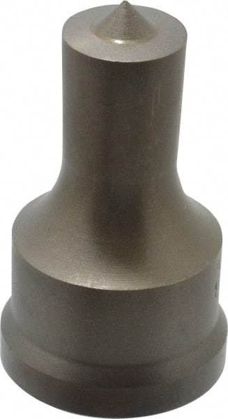 Cleveland Steel Tool - 7/8 Inch Diameter Round Ironworker Punch - 1-17/32 Inch Body Diameter, 1-11/16 Inch Head Diameter, 2-11/16 Inch Overall Length - Benchmark Tooling