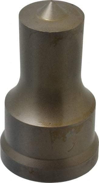 Cleveland Steel Tool - 1-1/16 Inch Diameter Round Ironworker Punch - 1-17/32 Inch Body Diameter, 1-11/16 Inch Head Diameter, 2-11/16 Inch Overall Length - Benchmark Tooling