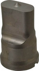 Cleveland Steel Tool - 11/16 Inch Wide Oblong Ironworker Punch - 1-17/32 Inch Body Diameter, 1-11/16 Inch Head Diameter, 2-11/16 Inch Overall Length - Benchmark Tooling