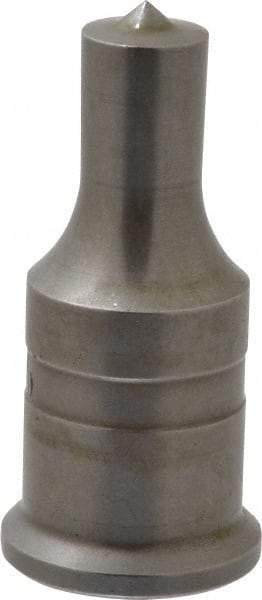 Cleveland Steel Tool - 9/16 Inch Diameter Round Ironworker Punch - 1 Inch Body Diameter, 1-3/16 Inch Head Diameter, 2-7/16 Inch Overall Length - Benchmark Tooling