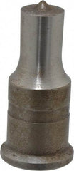 Cleveland Steel Tool - 11/16 Inch Diameter Round Ironworker Punch - 1 Inch Body Diameter, 1-3/16 Inch Head Diameter, 2-7/16 Inch Overall Length - Benchmark Tooling