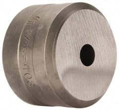 Cleveland Steel Tool - 5/16 Inch Diameter Round Ironworker Die - 1-1/2 Inch Head Diameter, 1 Inch Head Height - Benchmark Tooling