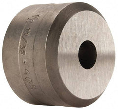 Cleveland Steel Tool - 13/32 Inch Diameter Round Ironworker Die - 1-1/2 Inch Head Diameter, 1 Inch Head Height - Benchmark Tooling