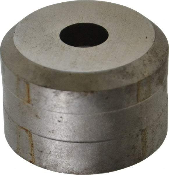 Cleveland Steel Tool - 7/16 Inch Diameter Round Ironworker Die - 1-1/2 Inch Head Diameter, 1 Inch Head Height - Benchmark Tooling