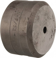 Cleveland Steel Tool - 7/32 Inch Diameter Round Ironworker Die - 1-13/16 Inch Head Diameter, 1-1/8 Inch Head Height - Benchmark Tooling