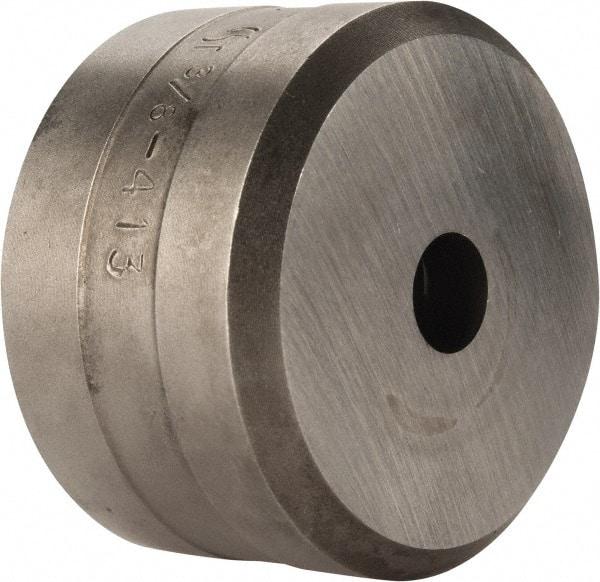 Cleveland Steel Tool - 3/8 Inch Diameter Round Ironworker Die - 1-13/16 Inch Head Diameter, 1-1/8 Inch Head Height - Benchmark Tooling