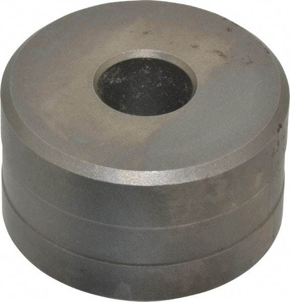 Cleveland Steel Tool - 15/32 Inch Diameter Round Ironworker Die - 1-13/16 Inch Head Diameter, 1-1/8 Inch Head Height - Benchmark Tooling