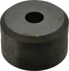 Cleveland Steel Tool - 1/2 Inch Diameter Round Ironworker Die - 1-13/16 Inch Head Diameter, 1-1/8 Inch Head Height - Benchmark Tooling