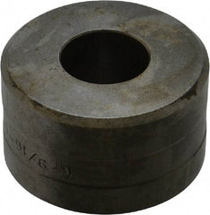 Cleveland Steel Tool - 9/16 Inch Diameter Round Ironworker Die - 1-13/16 Inch Head Diameter, 1-1/8 Inch Head Height - Benchmark Tooling