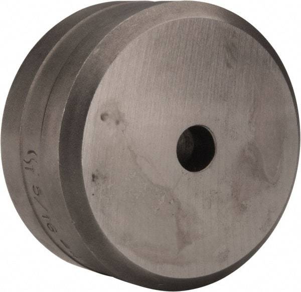 Cleveland Steel Tool - 5/16 Inch Diameter Round Ironworker Die - 2 Inch Head Diameter, 1 Inch Head Height - Benchmark Tooling