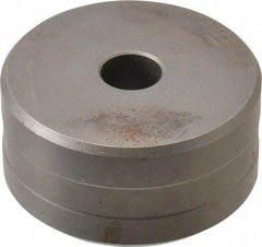 Cleveland Steel Tool - 3/8 Inch Diameter Round Ironworker Die - 2 Inch Head Diameter, 1 Inch Head Height - Benchmark Tooling