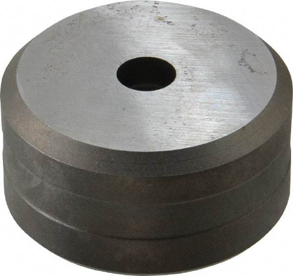 Cleveland Steel Tool - 13/32 Inch Diameter Round Ironworker Die - 2 Inch Head Diameter, 1 Inch Head Height - Benchmark Tooling