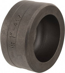 Cleveland Steel Tool - 1 Inch Diameter Round Ironworker Die - 2 Inch Head Diameter, 1 Inch Head Height - Benchmark Tooling