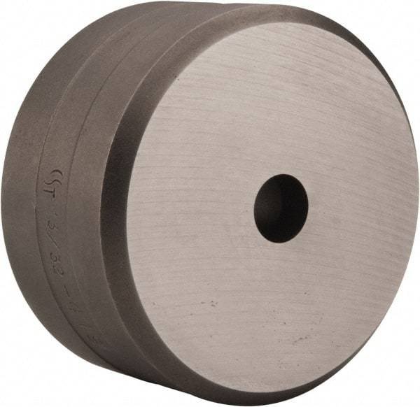 Cleveland Steel Tool - 13/32 Inch Diameter Round Ironworker Die - 2-3/8 Inch Head Diameter, 1-1/4 Inch Head Height - Benchmark Tooling