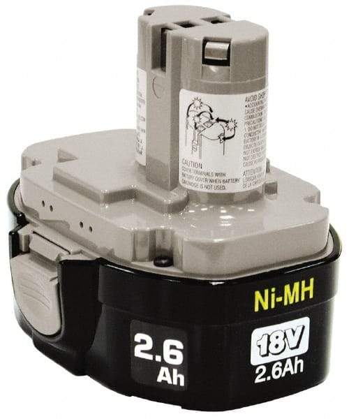 Makita - 18 Volt NiMH Power Tool Battery - 2.6 Ahr Capacity, 1 hr Charge Time, Series Mforce - Benchmark Tooling