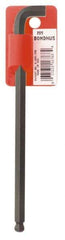 Bondhus - 10mm Hex, Short Arm, Ball End Hex Key - 7-49/64" OAL, Protanium High Torque Steel, Metric System of Measurement - Benchmark Tooling