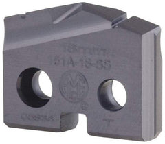Allied Machine and Engineering - 15/16" Diam x 5/32" Thick, Seat Code 1, 150° Included Angle Spade Drill Insert - TiAlN Coated, Cobalt, Grade Super Cobalt, Series T-A - Benchmark Tooling