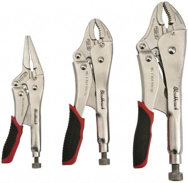 Blackhawk by Proto - 3 Piece Locking Plier Set - Comes in Pouch - Benchmark Tooling