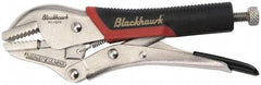 Blackhawk by Proto - 7-5/16" OAL Flat Jaw Locking Pliers - 1-25/32" Jaw Width, 5/8" Jaw Depth, Standard Handle - Benchmark Tooling