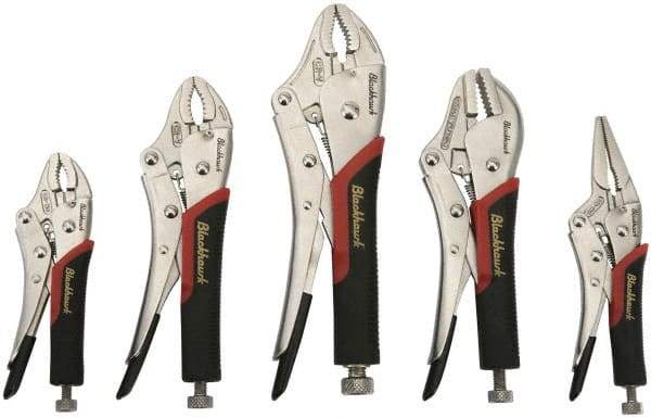 Blackhawk by Proto - 5 Piece Locking Plier Set - Comes in Pouch - Benchmark Tooling